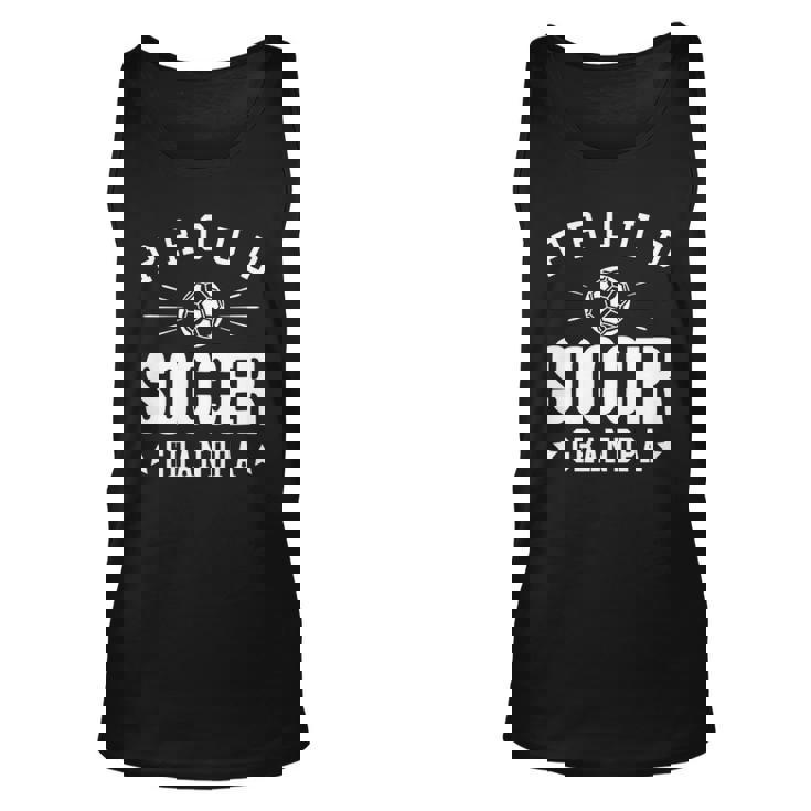 Mens Proud Soccer Grandpa Gift Unisex Tank Top