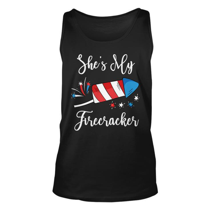 Mens Shes My Firecracker  Funny 4Th Of July  For Men   Unisex Tank Top