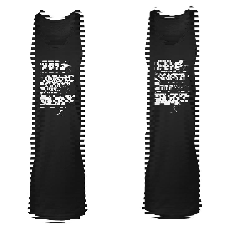 Mens The Best Bonus Dad In The Galaxy Sci Fi Gift Tee Unisex Tank Top