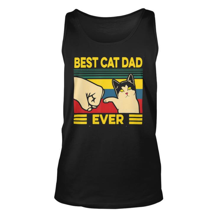 Mens Vintage Best Cat Dad Ever Bump Fit 240 Shirt Unisex Tank Top