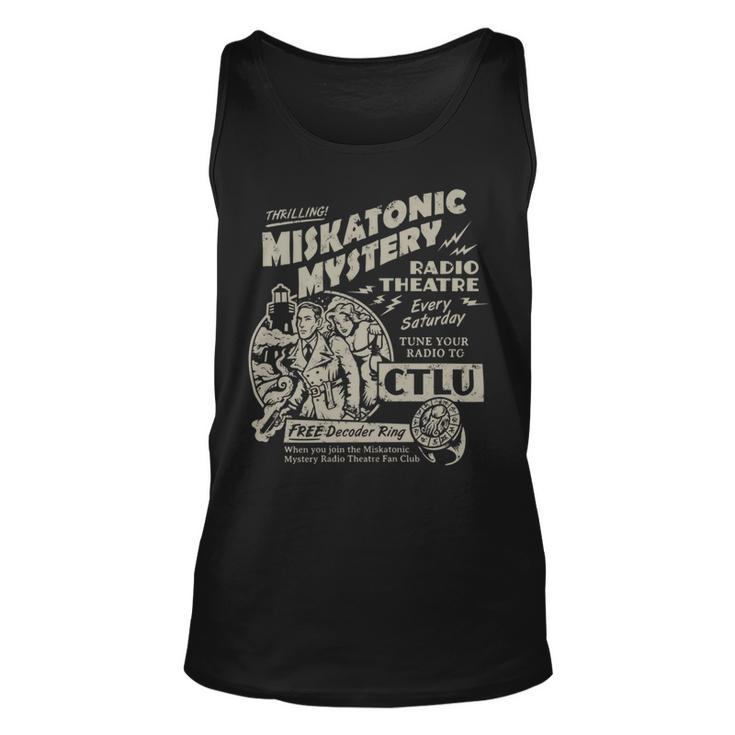 Miskatonic Mystery Radio Theatre  145 Trending Shirt Unisex Tank Top