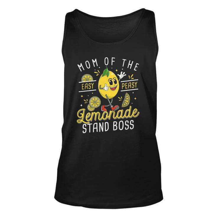 Womens Mom Of The Lemonade Stand Boss Lemon Sell Lemonade Tank Top