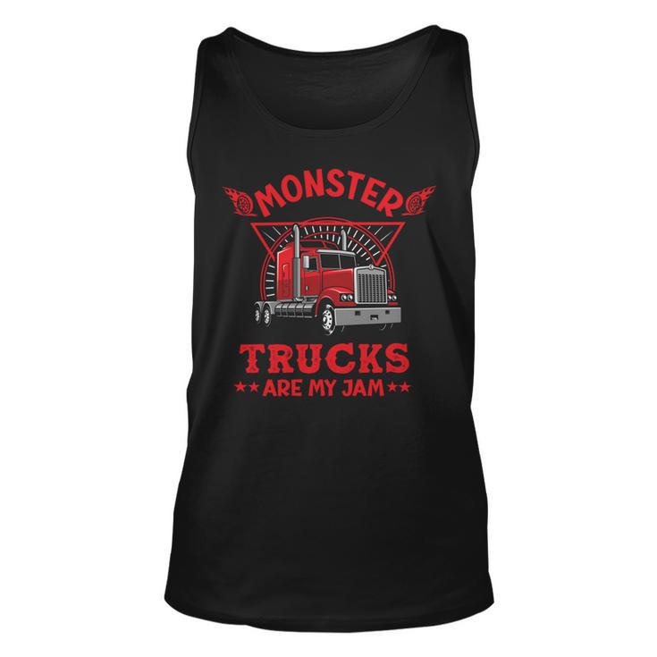 Monster Trucks Are My Jam Unisex Tank Top