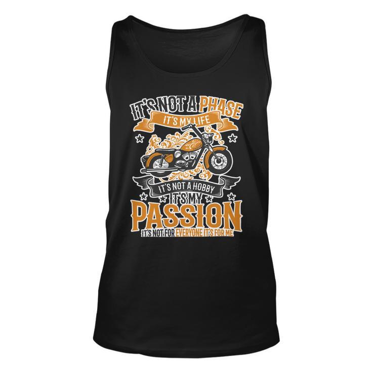 Motorcycle Passion Biker Cute Dreaming 488 Shirt Unisex Tank Top