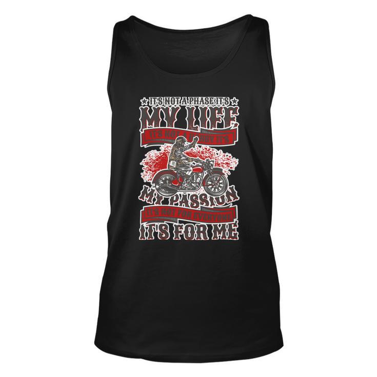 Motorcycle Passion Biker Safety 487 Shirt Unisex Tank Top