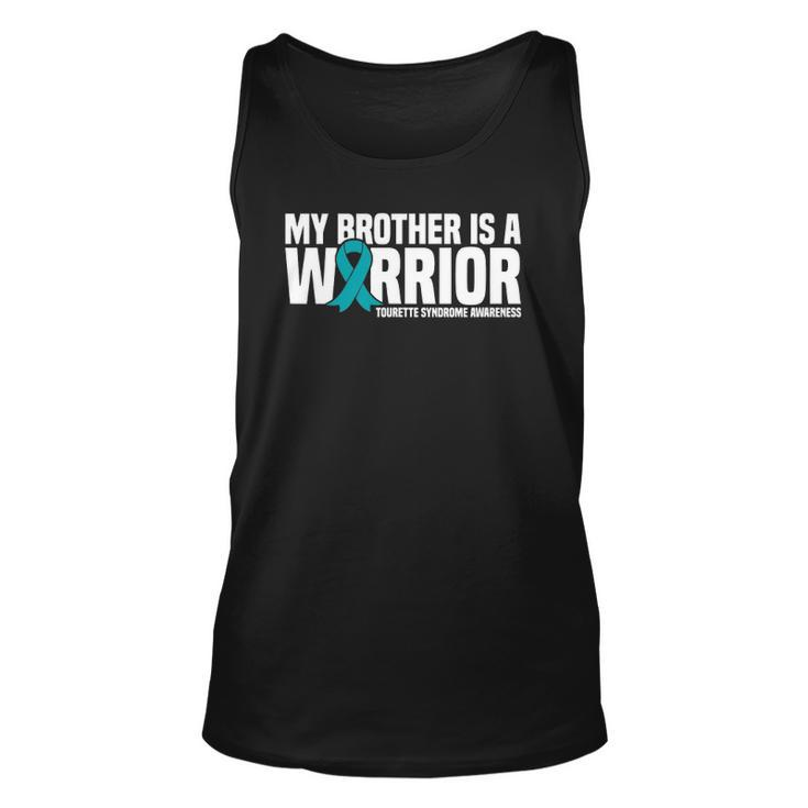 My Brother Is A Warrior Tourette Syndrome Awareness Unisex Tank Top