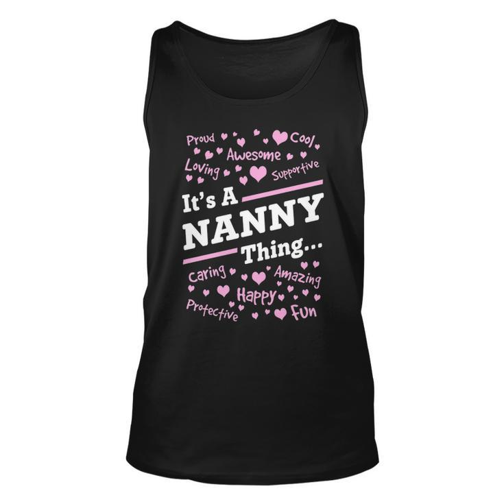 Nanny Grandma Gift   Its A Nanny Thing Unisex Tank Top