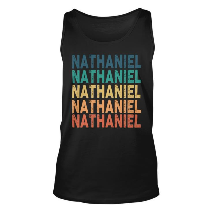 Nathaniel Name Shirt Nathaniel Family Name V4 Unisex Tank Top