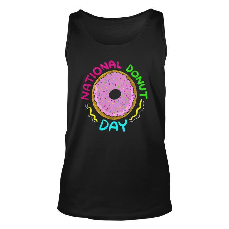 National Donut Day Cool Sweet Tooth Party Funny Mother Gift Unisex Tank Top