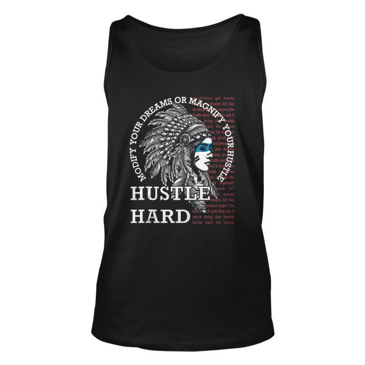 Native American Hustle Hard  Urban Gang Ster Clothing Unisex Tank Top