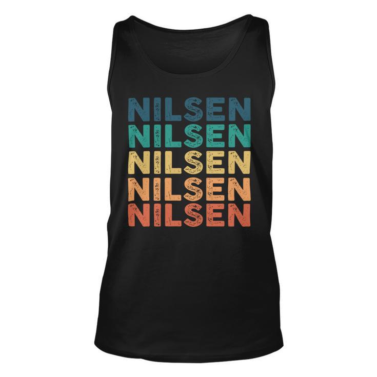 Nilsen Name Shirt Nilsen Family Name Unisex Tank Top