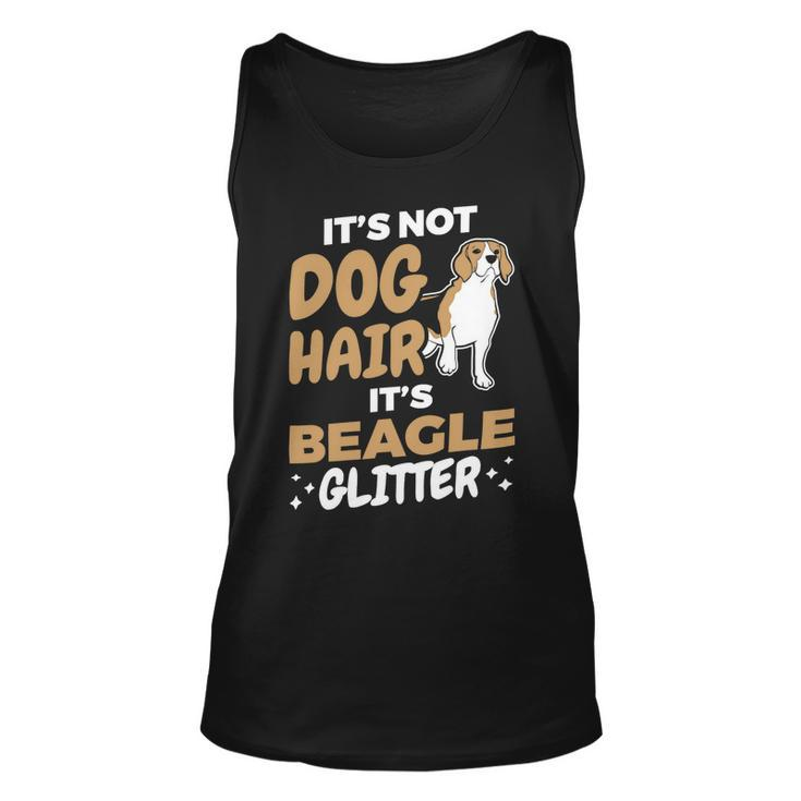 Not Dog Hair Beagle Glitter Pet Owner Dog Lover Beagle 61 Beagle Dog Unisex Tank Top