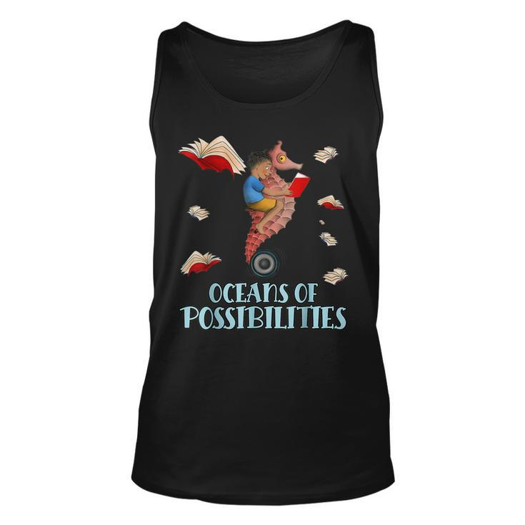 Oceans Of Possibilities Summer Reading 2022 Librarian  Unisex Tank Top