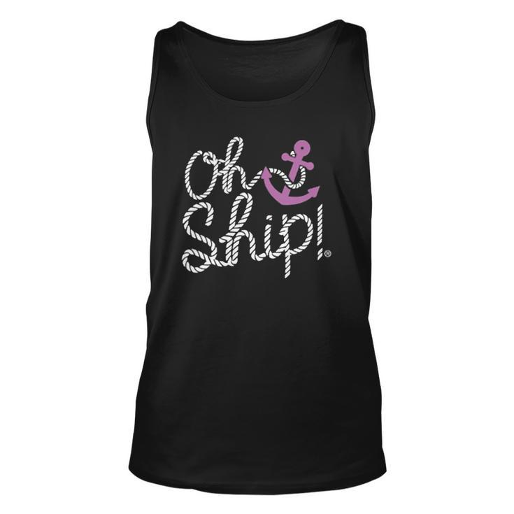 Oh Ship Cruise Tropical Turtle Unisex Tank Top