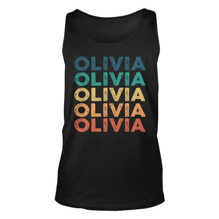 Olivia Name Shirt Olivia Family Name Unisex Tank Top