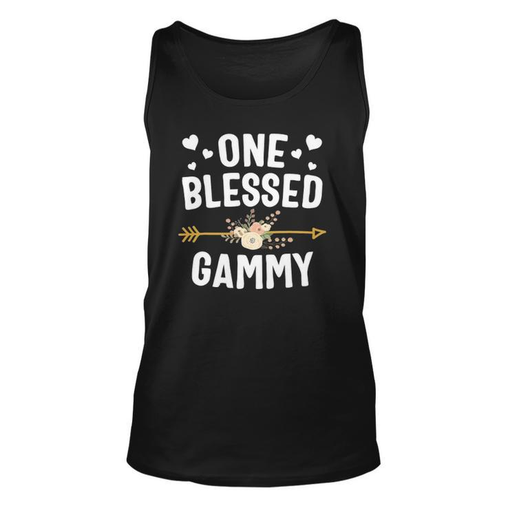 One Blessed Gammy  Cute Mothers Day Gifts Unisex Tank Top