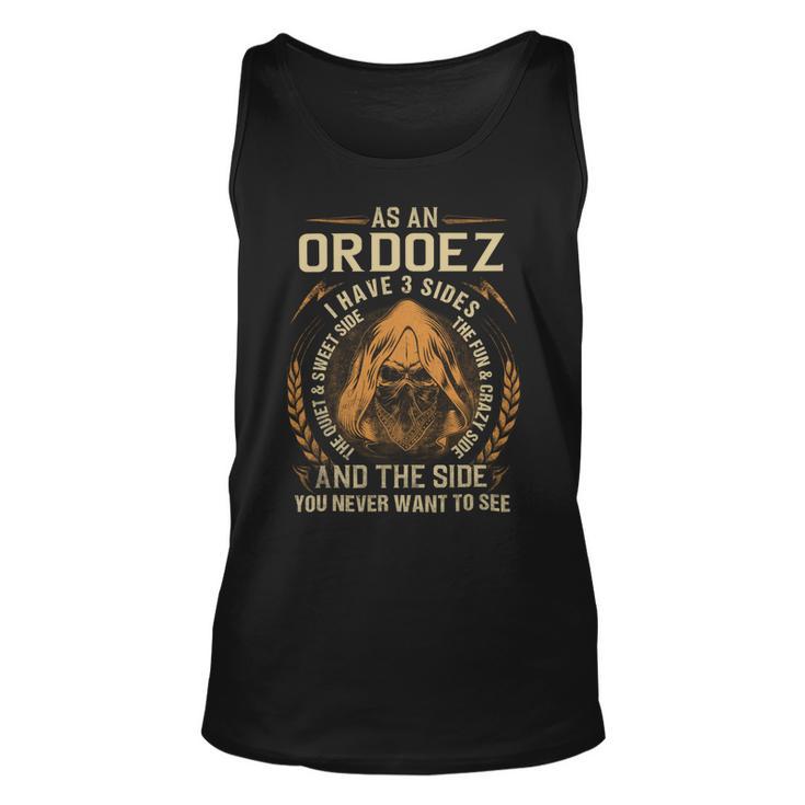 Ordoez Name Shirt Ordoez Family Name Unisex Tank Top