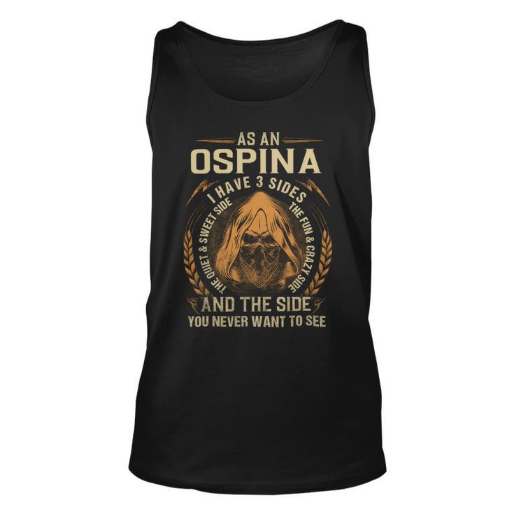 Ospina Name Shirt Ospina Family Name V2 Unisex Tank Top