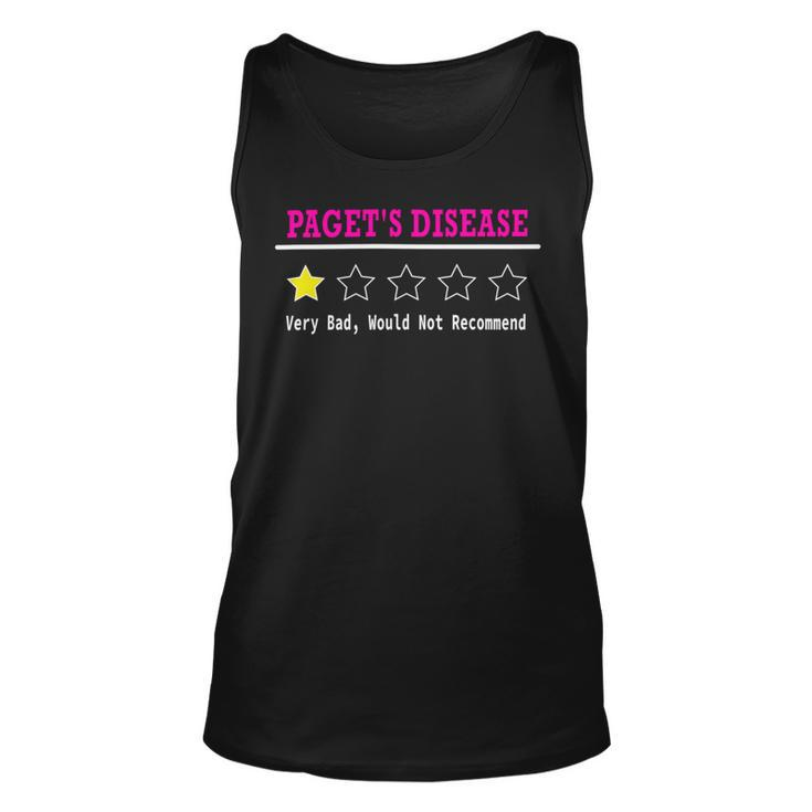 Pagets Disease Review  Pink Ribbon  Pagets Disease  Pagets Disease Awareness Unisex Tank Top
