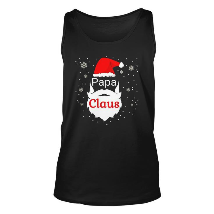 Papa Claus Christmas Believe Santa Claus Funny Family Claus Unisex Tank Top