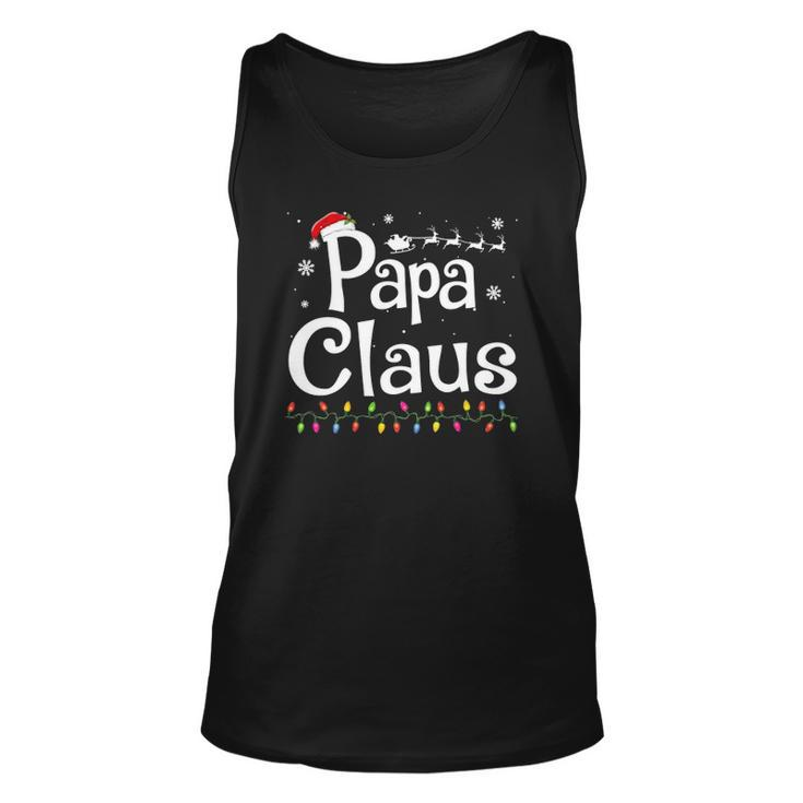 Papa Claus Funny Family Santa Pajamas Christmas Gift Idea Unisex Tank Top