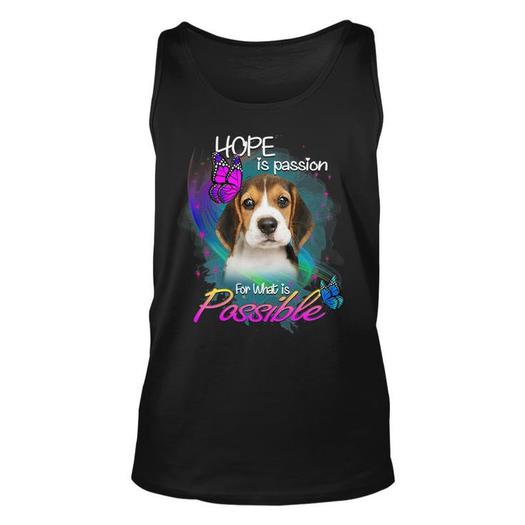 Passion For Possible 78 Beagle Dog Unisex Tank Top