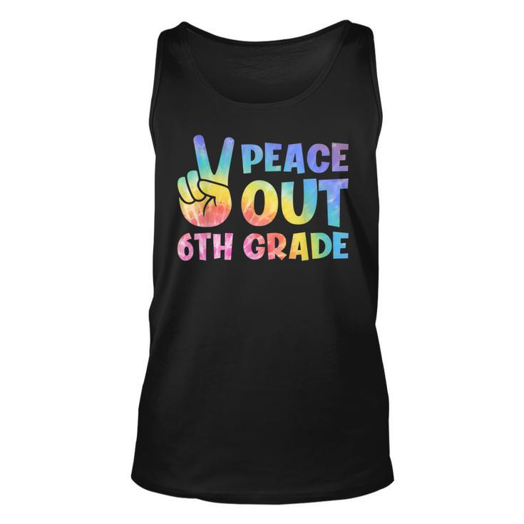Peace Out 6Th Grade 2022 Graduate Happy Last Day Of School  Unisex Tank Top