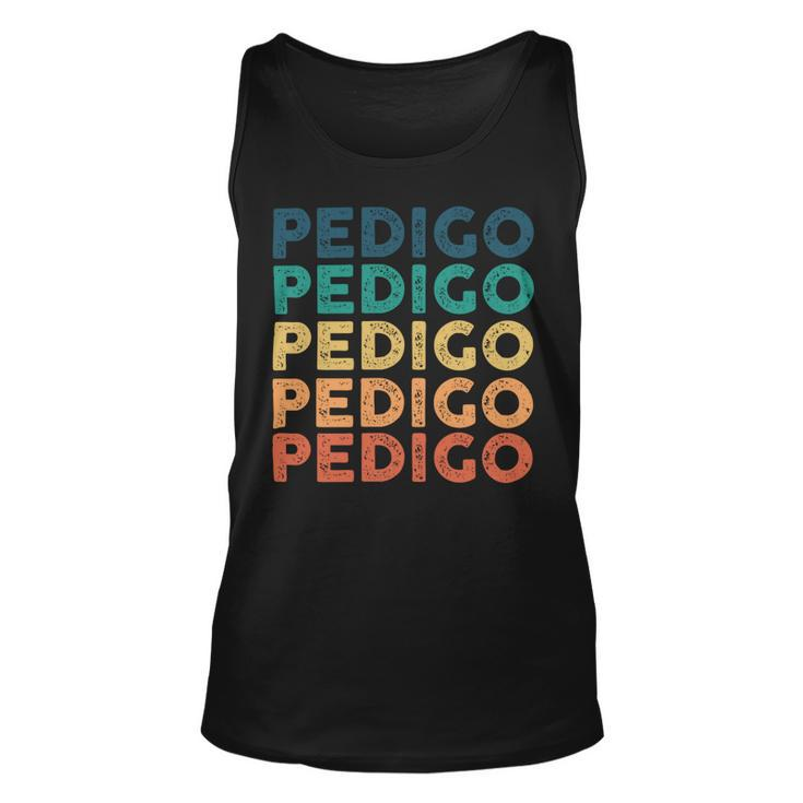 Pedigo Name Shirt Pedigo Family Name Unisex Tank Top