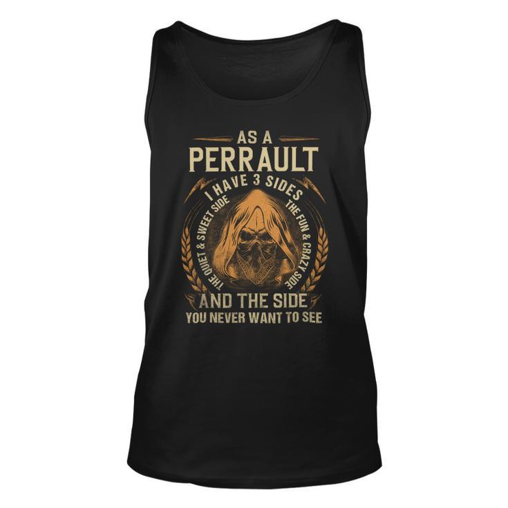 Perrault Name Shirt Perrault Family Name Unisex Tank Top