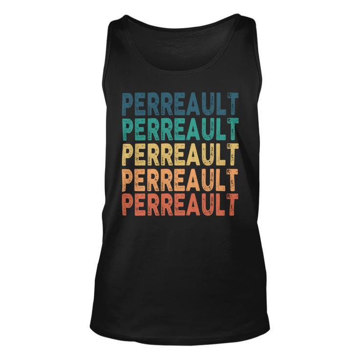 Perreault Name Shirt Perreault Family Name Unisex Tank Top