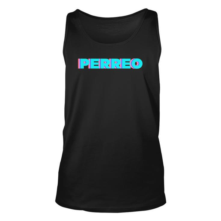 Perreo Vintage Dance And Party Music  Unisex Tank Top