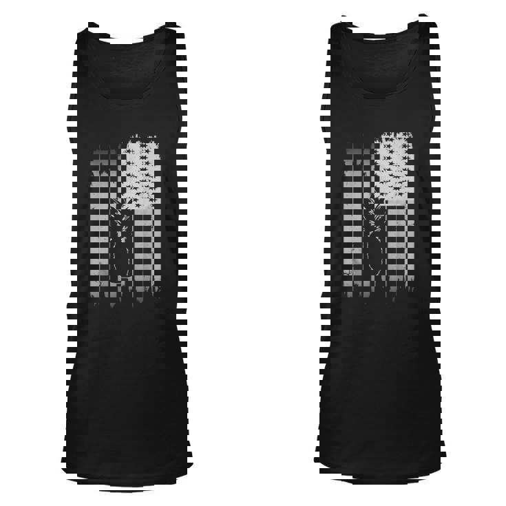 Pineapple Usa American Flag 4Th Of July Patriotic Fruit Unisex Tank Top