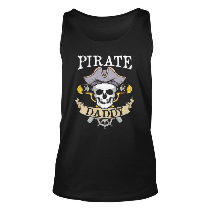 Pirate Daddy Matching Family Dad Unisex Tank Top