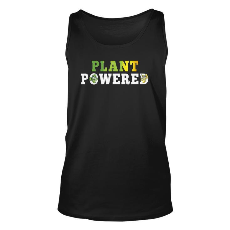 Plant Powered Vegan Plant Based Vegetarian Tee Unisex Tank Top