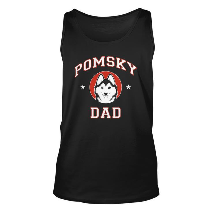 Pomsky Dad Pomsky Dad Mix Breed Dog Unisex Tank Top