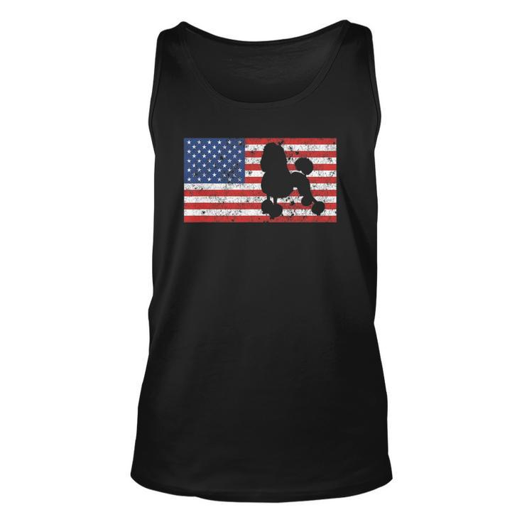 Poodle S Poodle Gifts 4Th Of July Flag America Unisex Tank Top