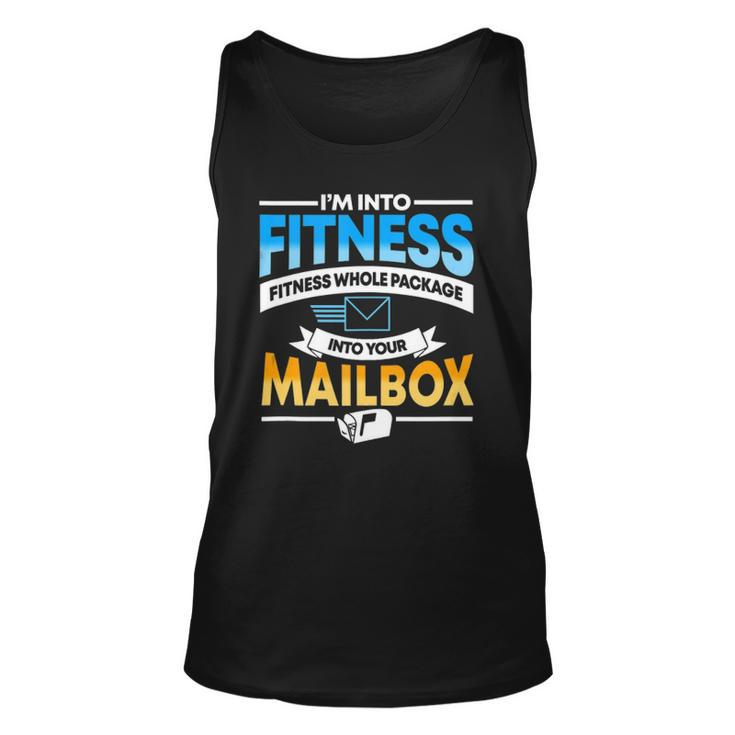 Postal Worker Funny Mail Carrier Mailman Post Office  Unisex Tank Top