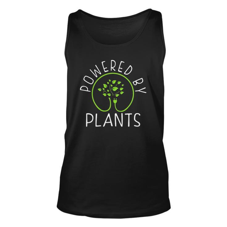 Powered By Plants Vegan Vegetarian  Unisex Tank Top