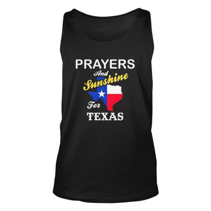 Prayers And Sunshine For Texas Pray For Uvalde Unisex Tank Top
