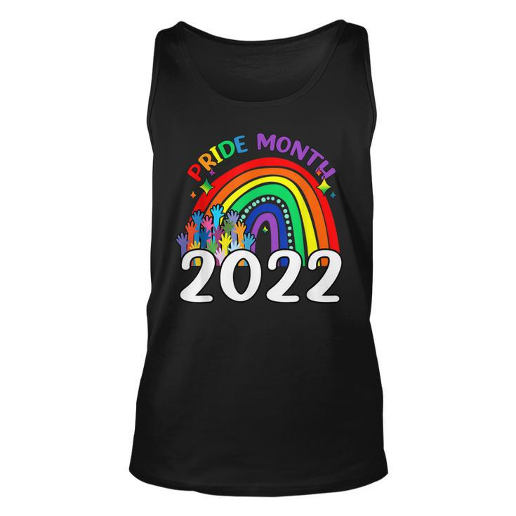 Pride Month 2022 Lgbt Rainbow Flag Gay Pride Ally  Unisex Tank Top