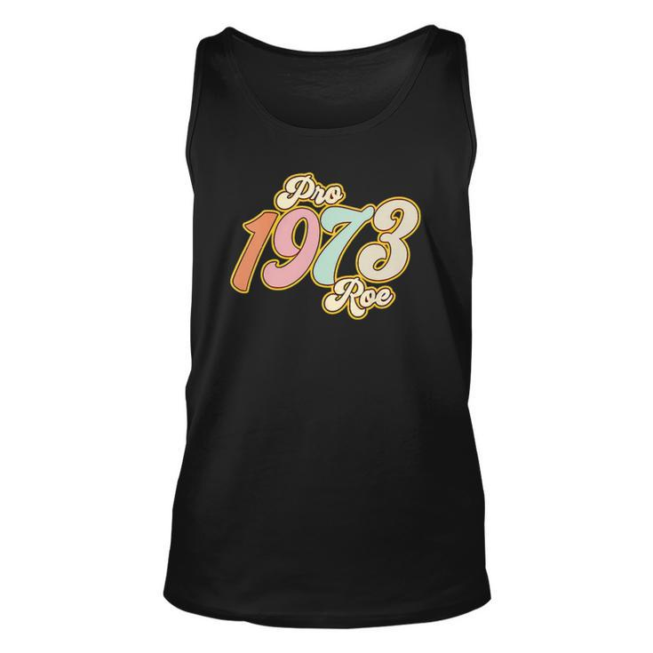 Womens Pro 1973 Roe Mind Your Own Uterus Retro Groovy Womens Tank Top
