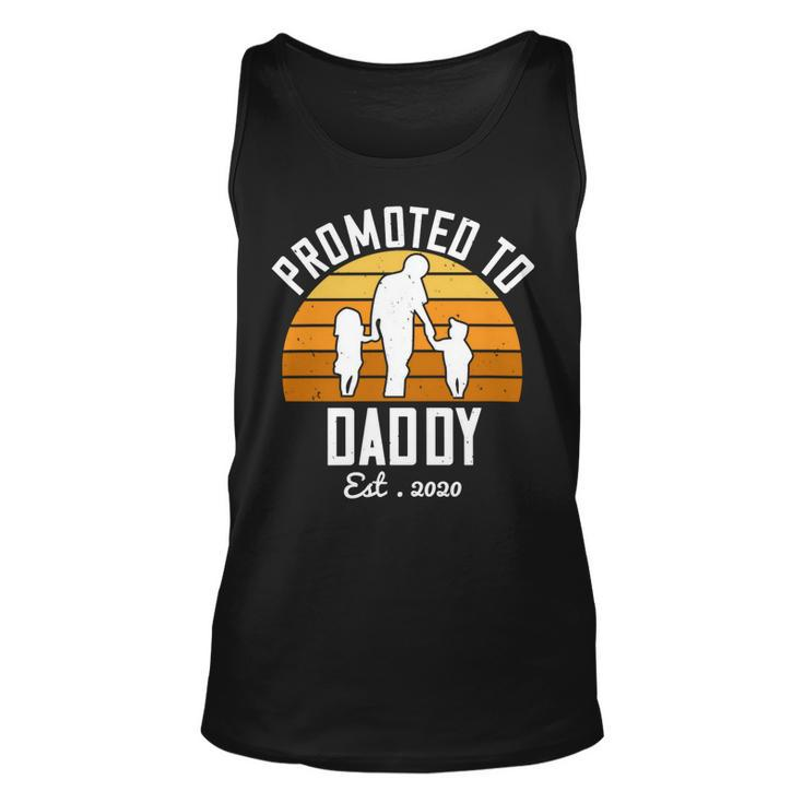 Promoted To Daddy Est  2020 Unisex Tank Top