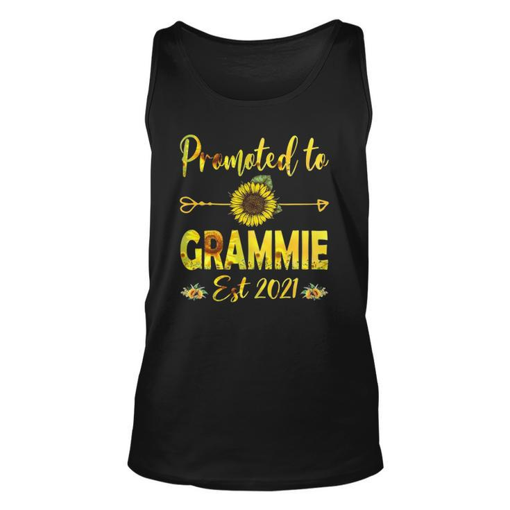 Promoted To Grammie Est 2022  Sunflower Unisex Tank Top