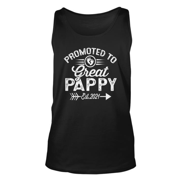 Promoted To Great Pappy Est 2021 Gift Unisex Tank Top