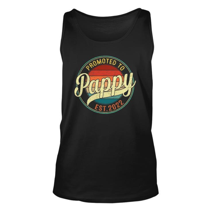Promoted To Pappy Est 2022 Soon To Be Pregnancy Announce Unisex Tank Top