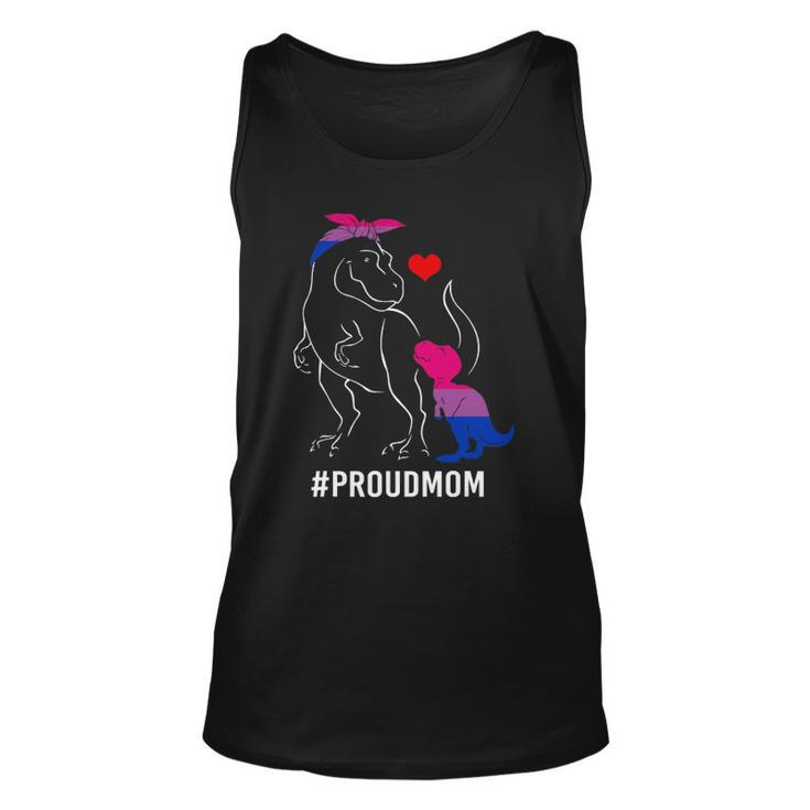 Proud Mom Dinosaurrex Mama Bisexual Pride Unisex Tank Top