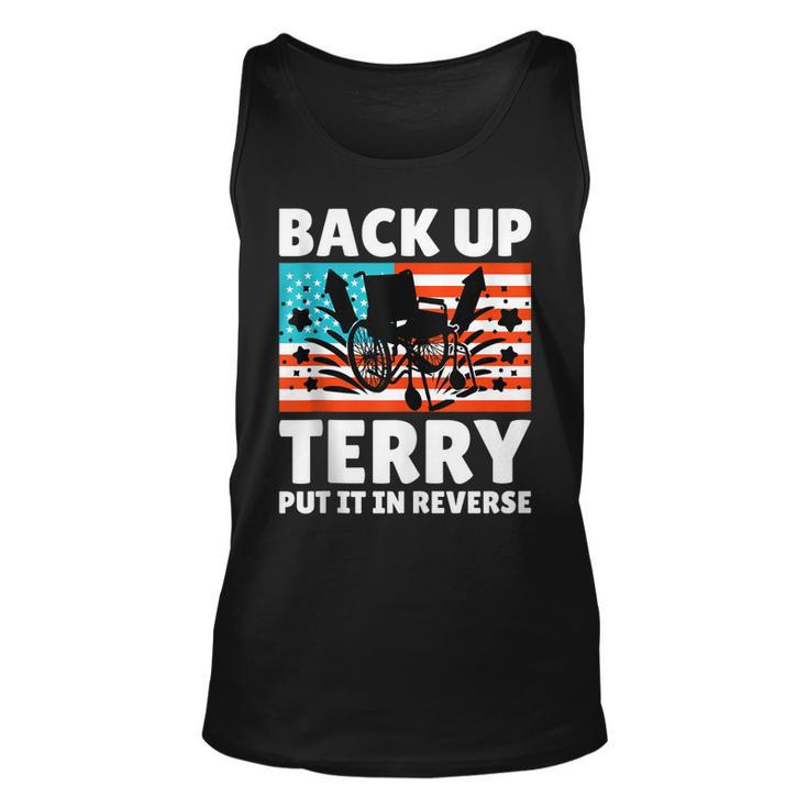 Put It In Reserve Terry Back It Up Funny Firework 4Th July  Unisex Tank Top