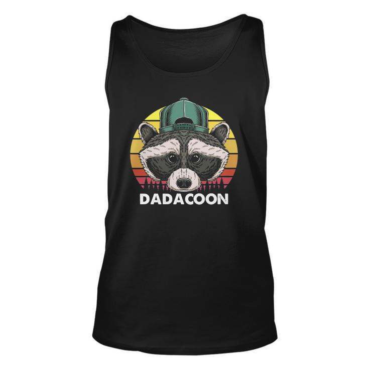 Raccoon Owner Dad Trash Panda Father Dadacoon Fathers Day Unisex Tank Top