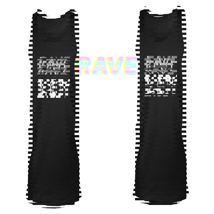 Rave Daddy Techno Dad Gift Unisex Tank Top