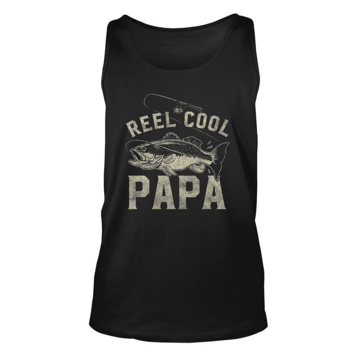 Reel Cool Papa Funny Fathers Day Unisex Tank Top